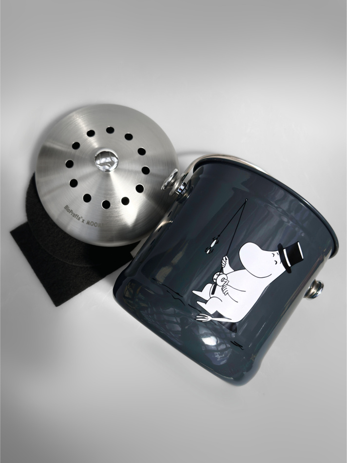 Mumin - hink för matuppsamling, Storm 4 liter -  