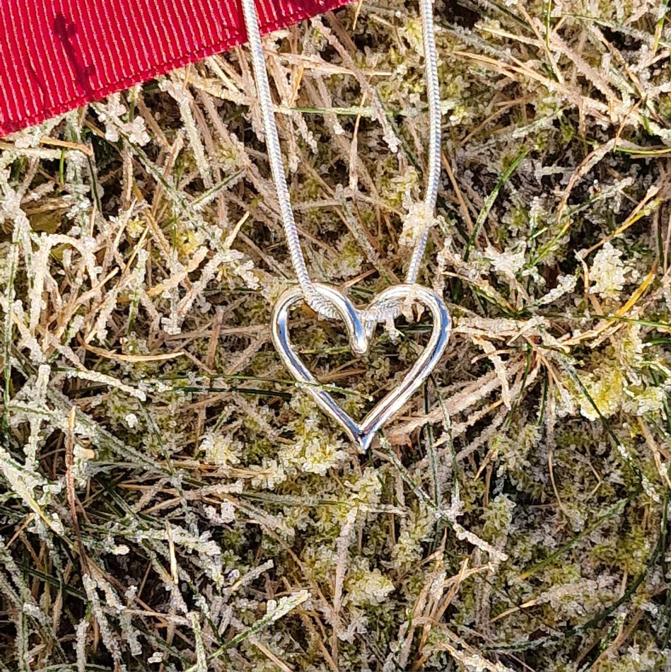 Hjärta i silver - Lilla 1