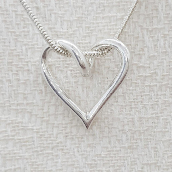 Hjärta i silver - Lilla 2