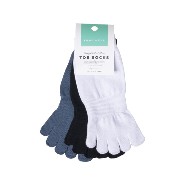 Tåstrumpor Quarter bomull 3-pack 1