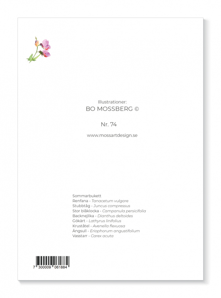 Kort Sommarbukett 2