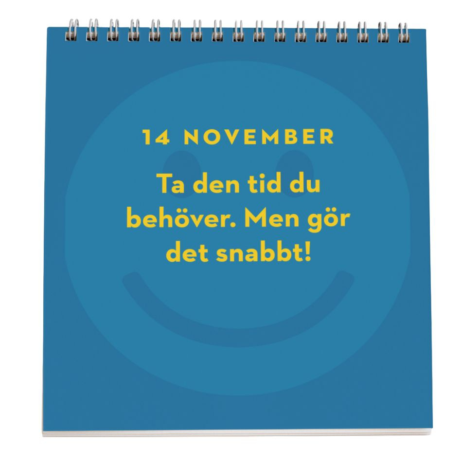 Svenska vitsord: bordskalender