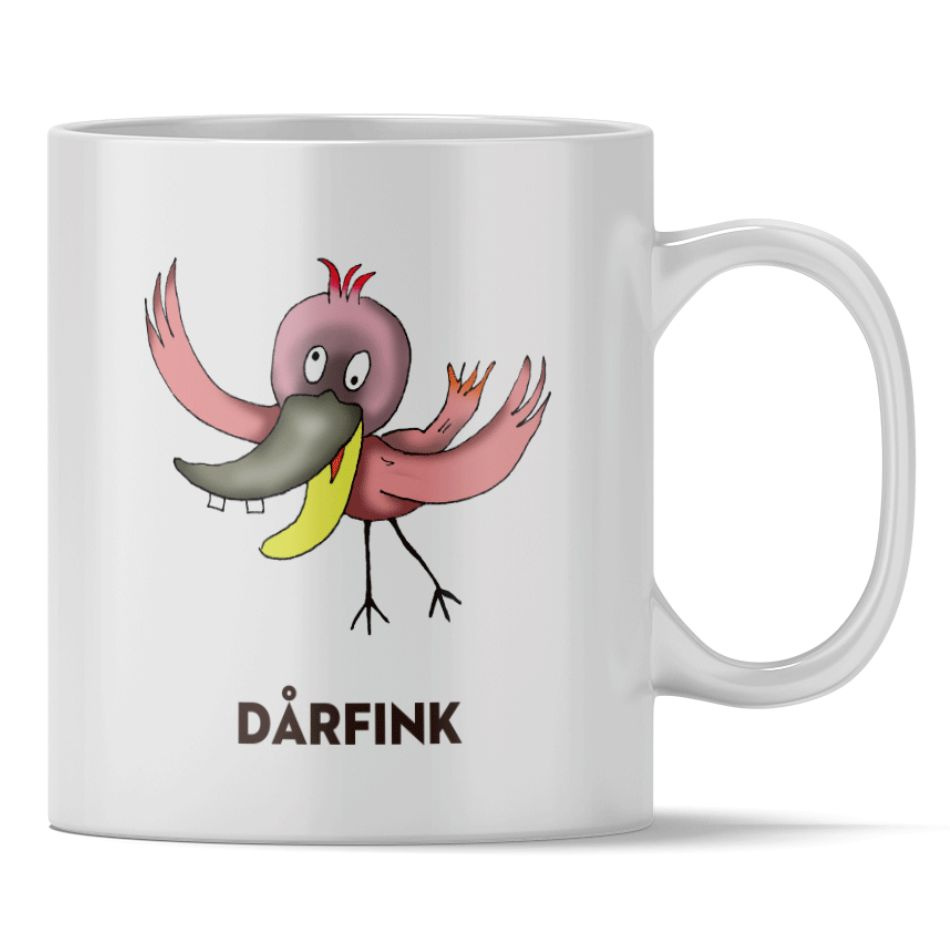 Mugg: Dårfink