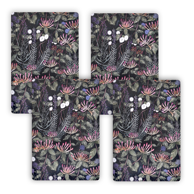 Smörgåsbrickor Kaprifoler 4-p