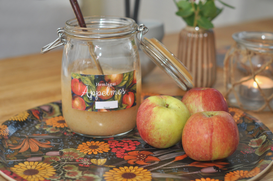 Burketiketter Äppelmos 2