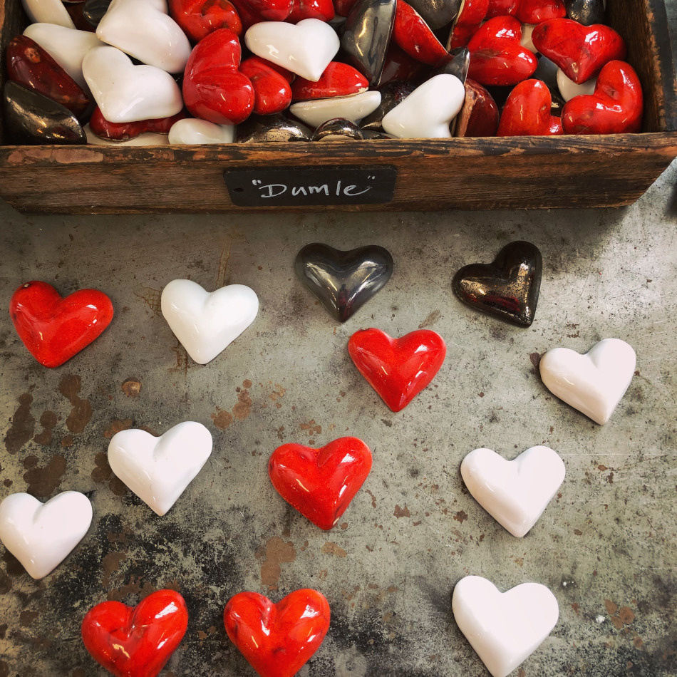 Dumlehjärta med magnet  2
