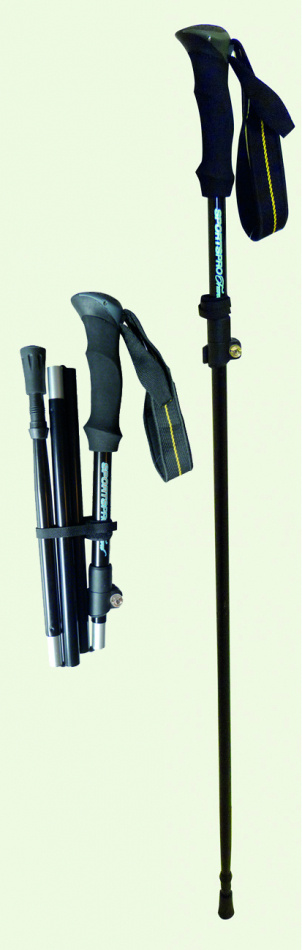 Gång/träningsstav ihopfällbar  