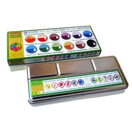 12 vattenfärger av naturliga ingredienser 1