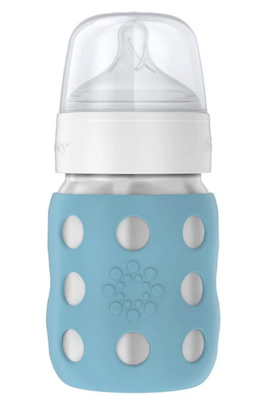 Nappflaska rostfritt stål 235 ml - Denim - Lifefactory