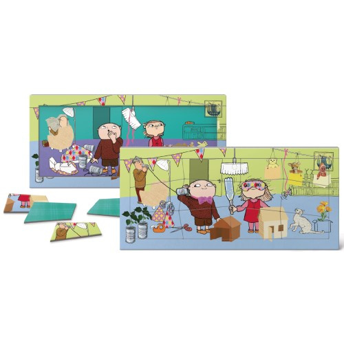 Alfons Åbergs kalaspussel - pedagogiskt pussel från Gro Play