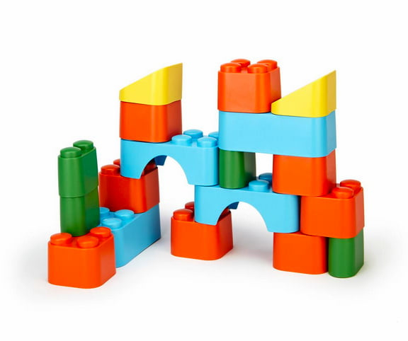 Green Toys byggklossar av återvunnen plast