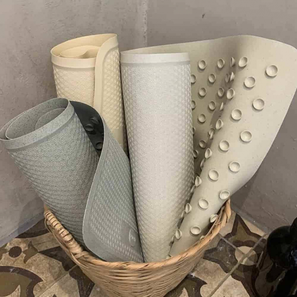 Badkarsmatta naturgummi Sand 2