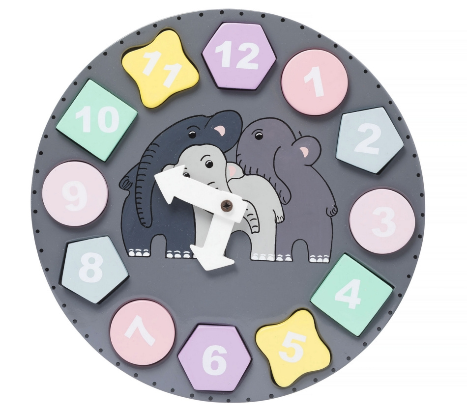 Klockpussel - en rättvist producerad träleksak