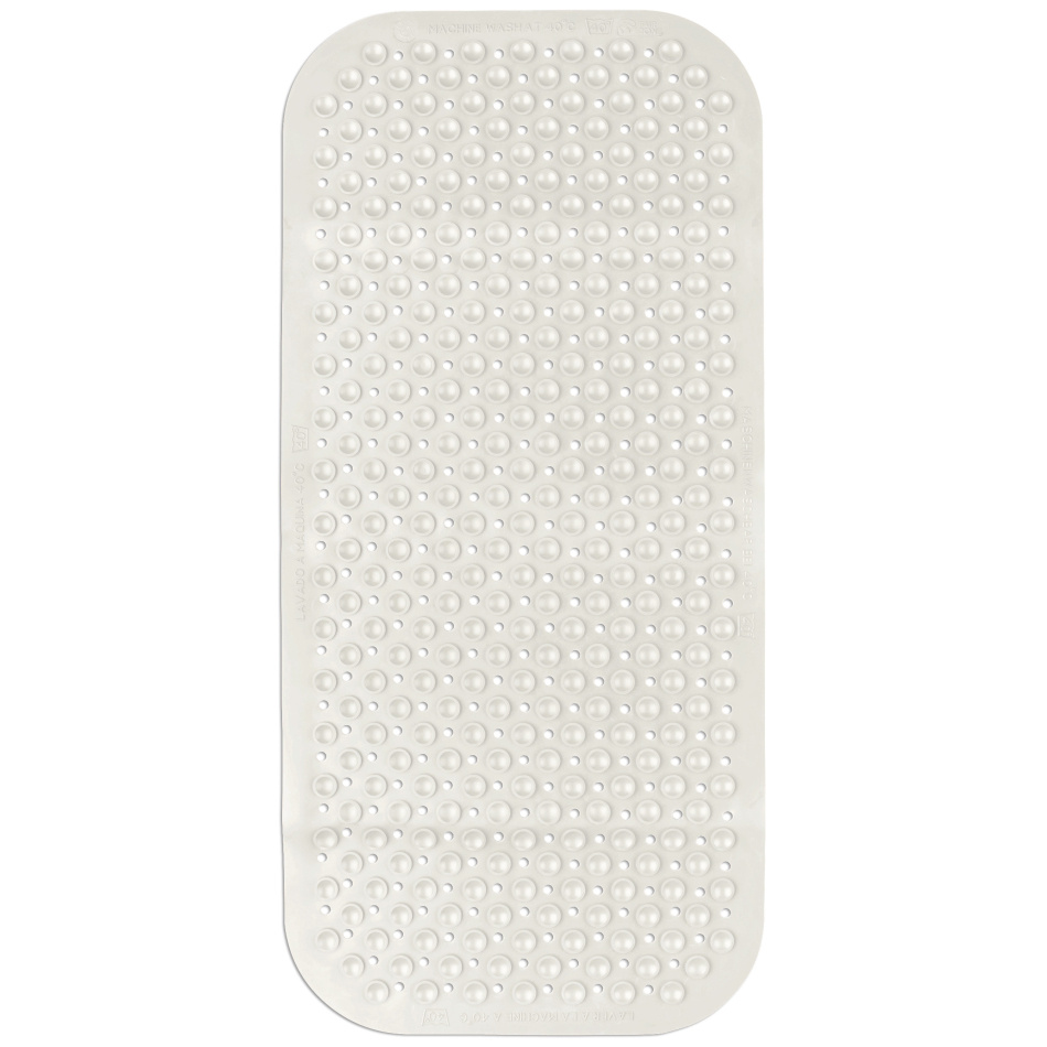 Badkarsmatta av fair trade naturgummi Pearl White - Fair ZoneBlue - Fair Zone