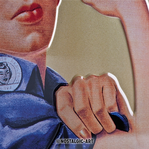 Metallskylt - We can do it 2