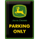 Metallskylt John Deere - Parking Only Metallskylt John Deere - Parking Only 1