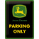 Metallskylt John Deere - Parking Only 1
