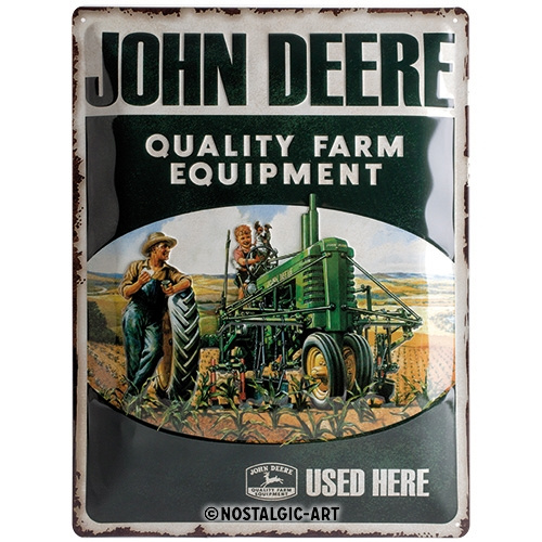 Metallskylt - John Deere Quality Farm 2