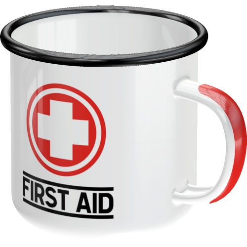 Emaljmugg First Aid 2