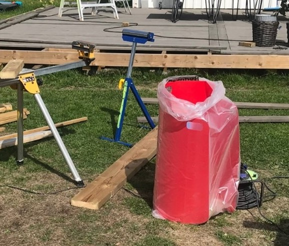 Packbag, 120L - Sopsäckshållare