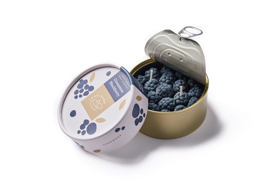 Doftljus Candlecan Björnbär kanel 1