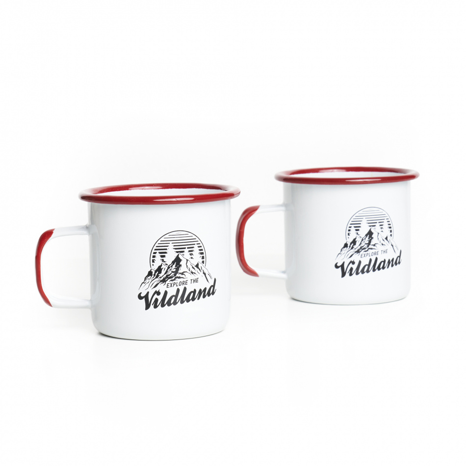 Vildland Emaljmugg 2-pack