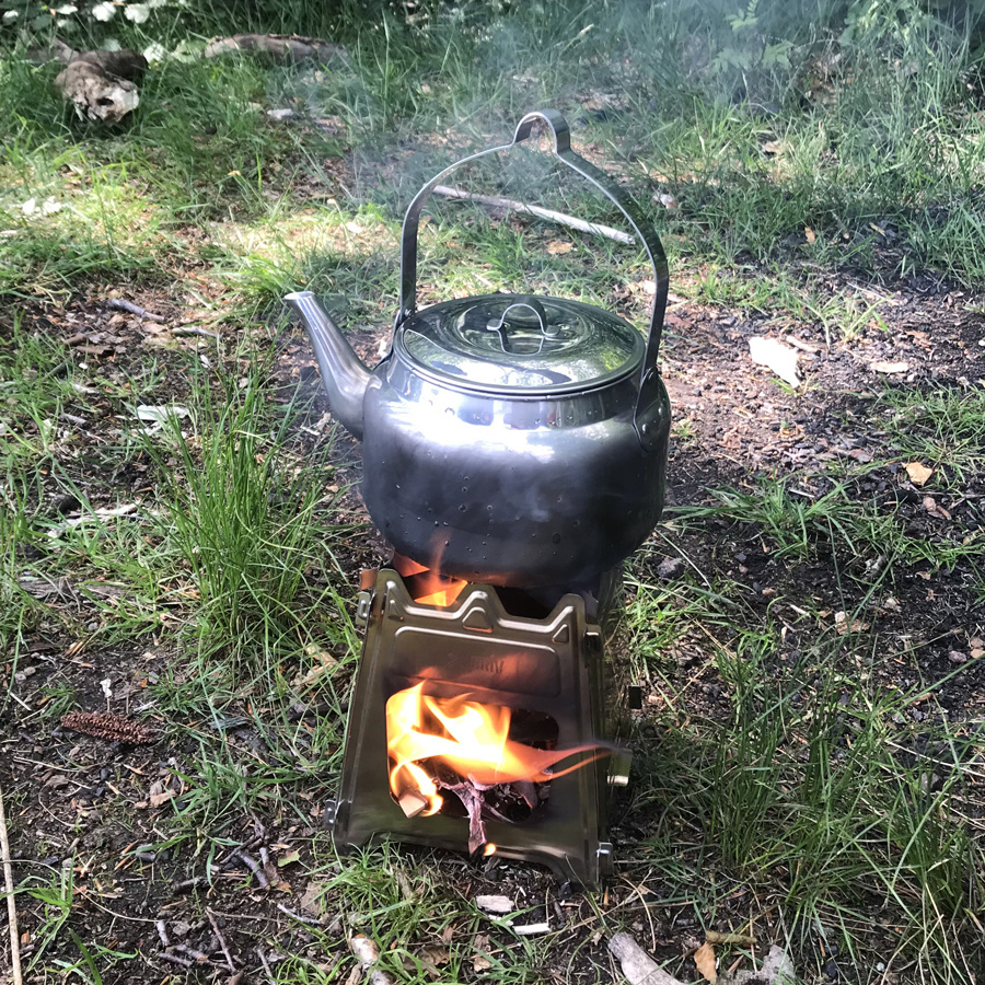 Biobrännare ihopfällbar med väska 2