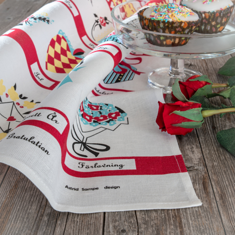 Gratulation, kökshandduk