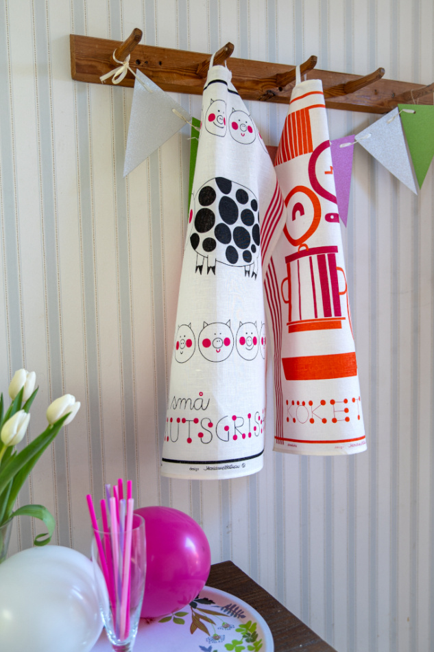 Köket för grytor, kökshandduk