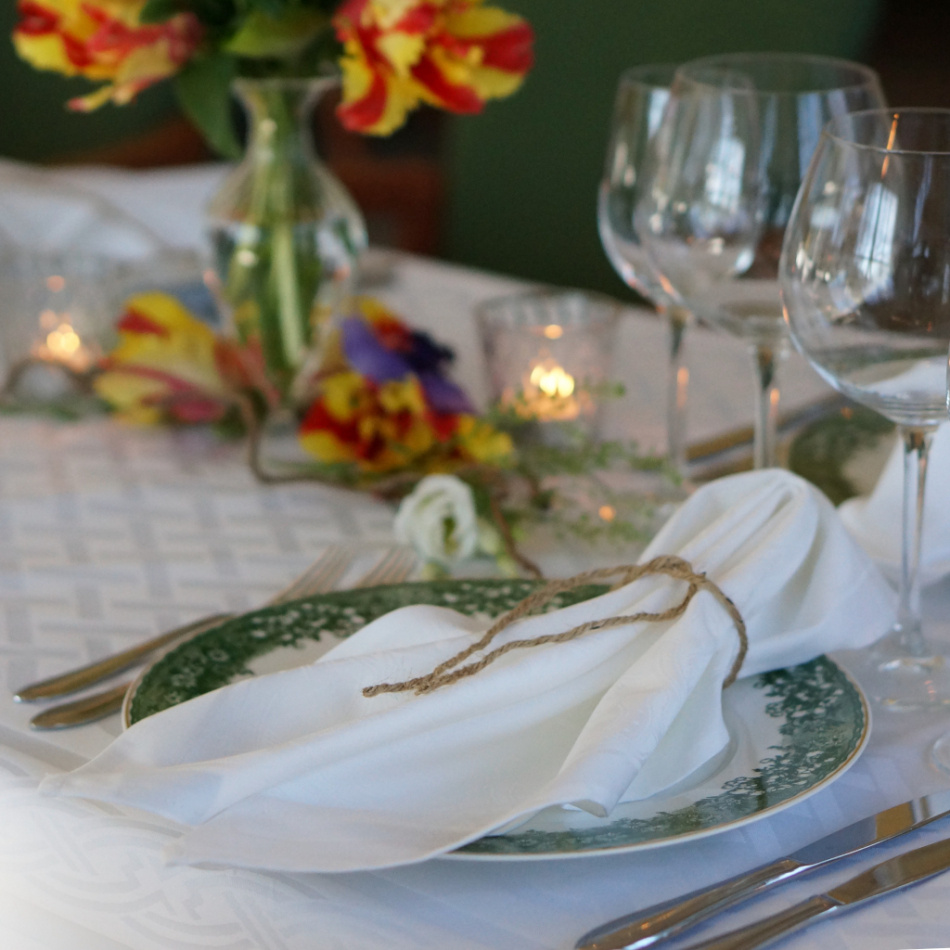 Almedahls tygservetter Draken i 4-pack 2