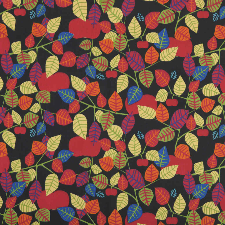 Apple, vaxduk, 145x220cm, svart