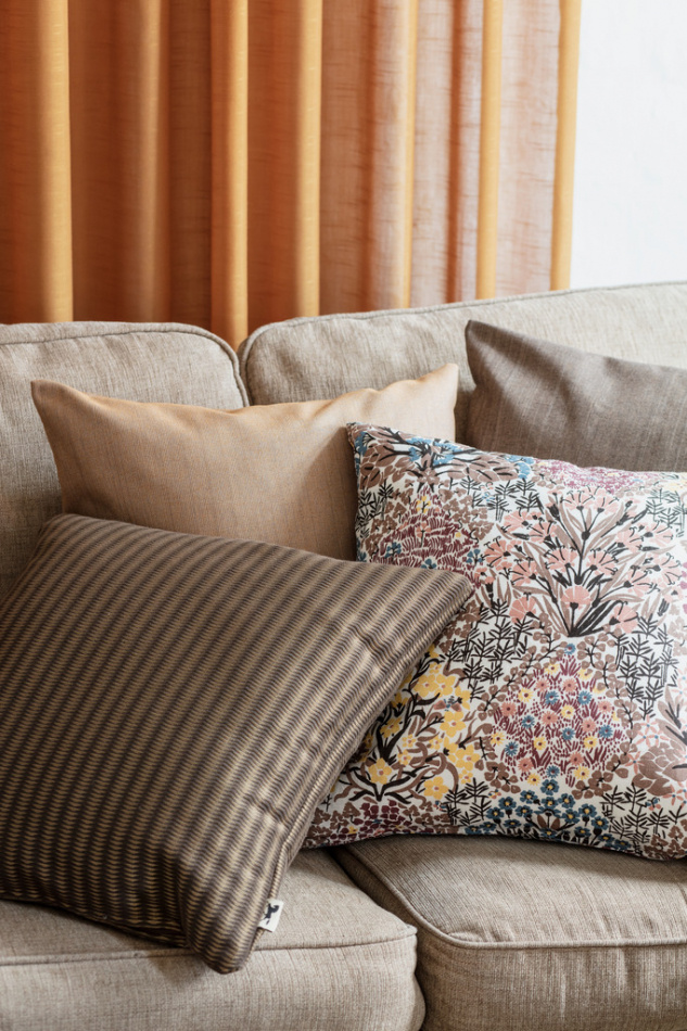 Botanic Garden, kuddfodral, rosabrun, 50x50cm 3