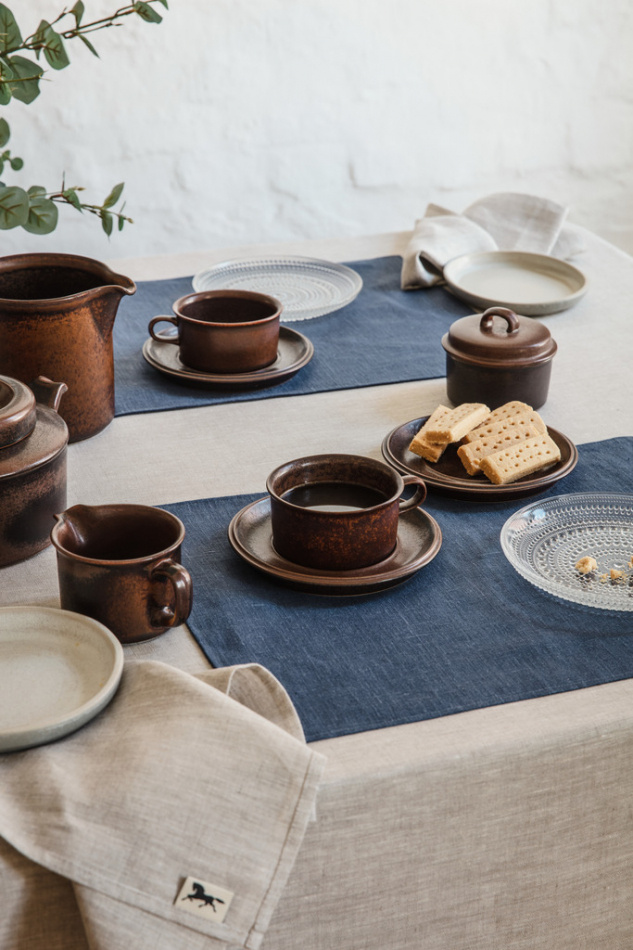 Linne, duk, natur, 145x300cm 3