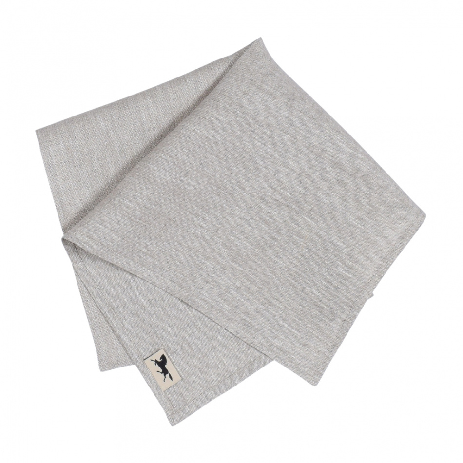 Linne, servett, natur, 45x45cm (2-pack) 3