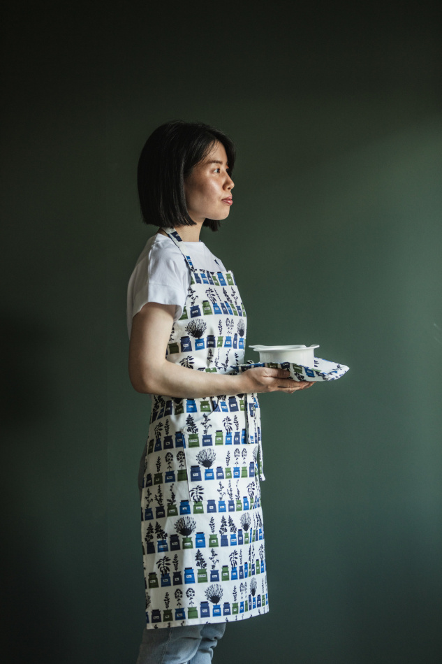 Persons kryddskåp, grillvante, blå (Ny)