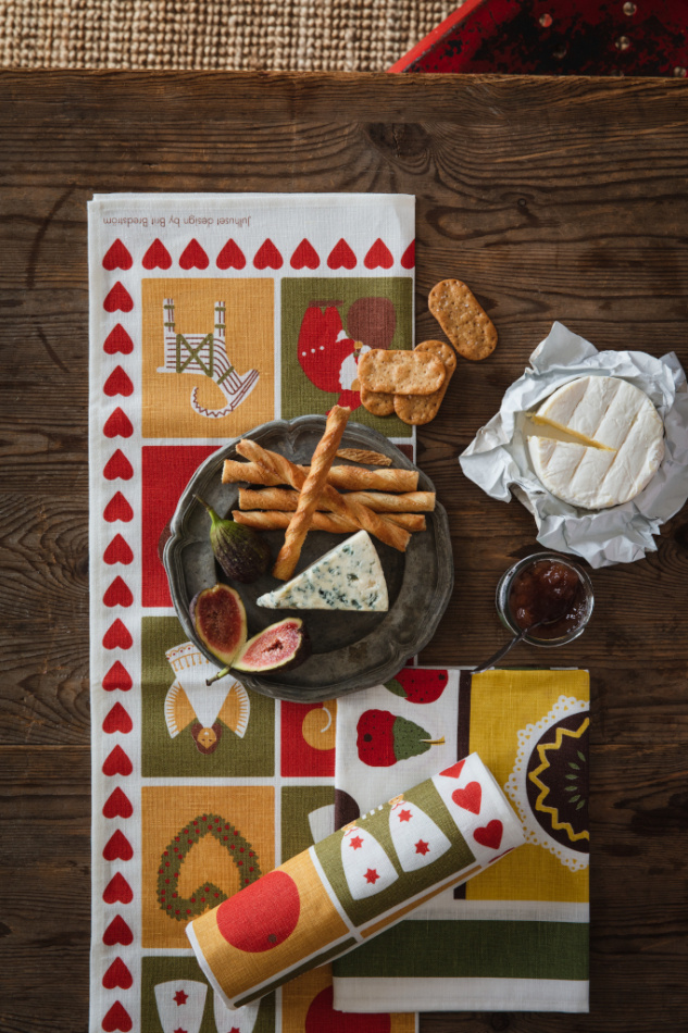 Julhuset, kökshandduk, multi