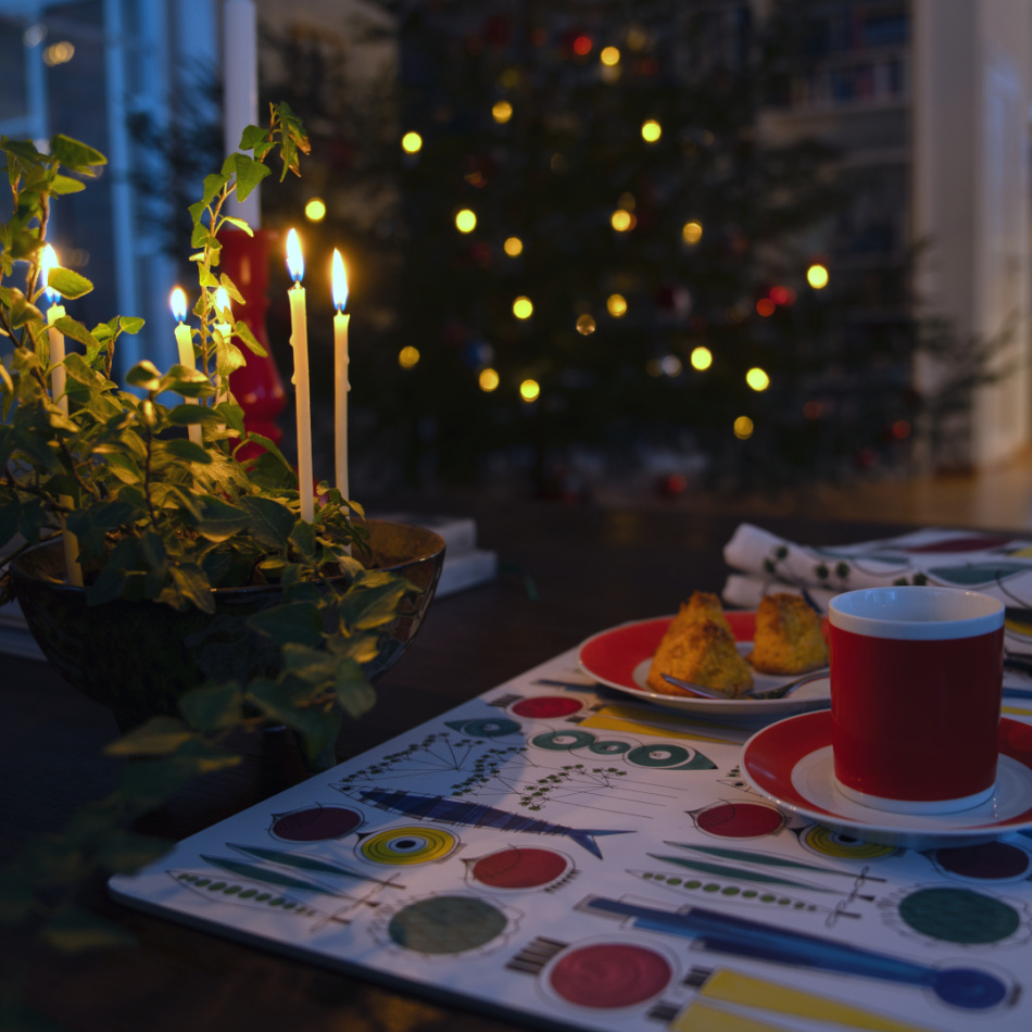 Picknick, bordstablett kork, multi (2-pack)