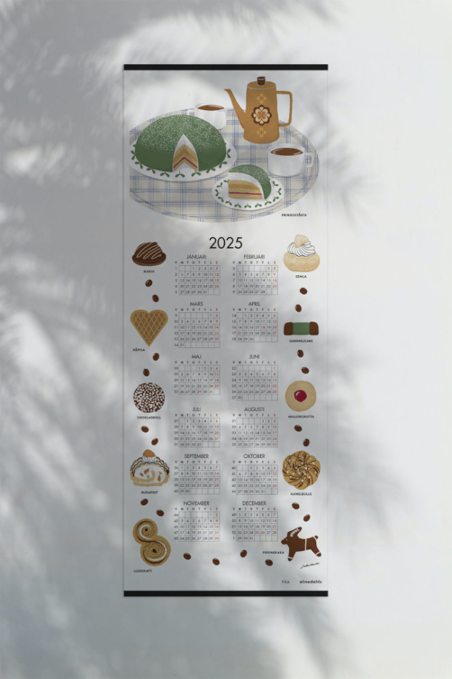 Fika, kalender 2025