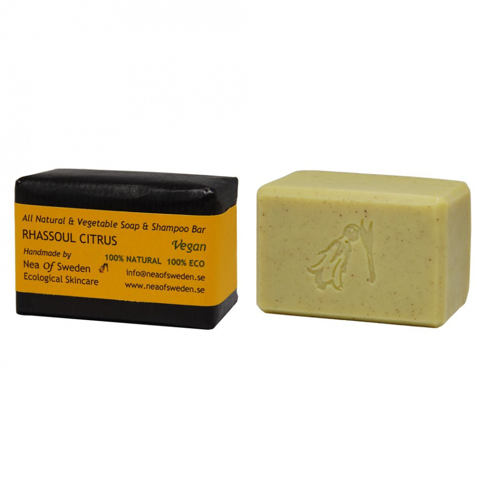 Tvål & Schampoo Kaka - Rhassoul Citrus 1