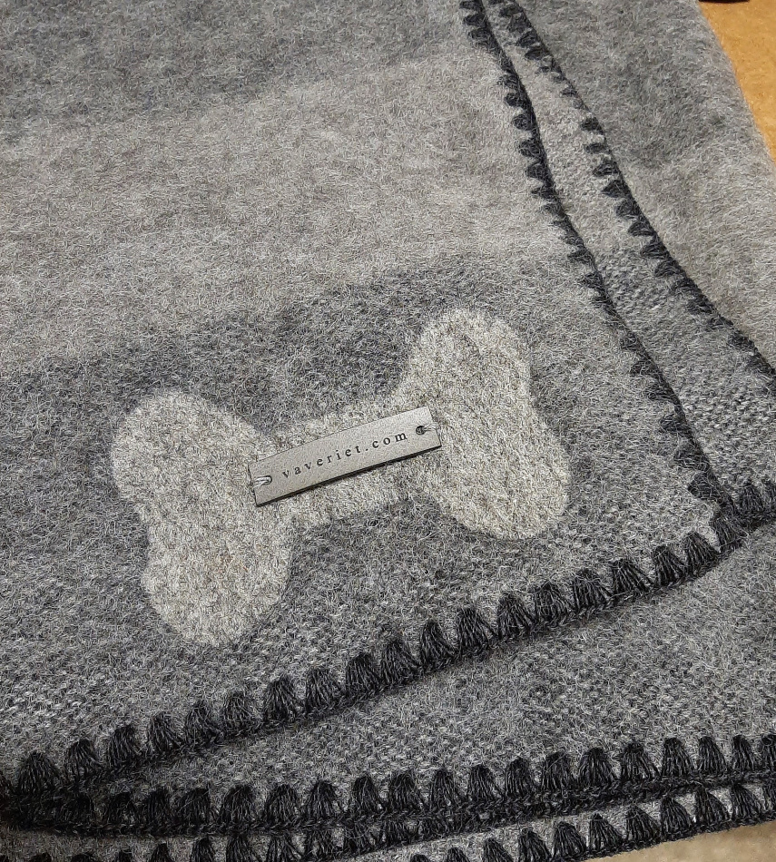 Hundfilt svart/grå 2