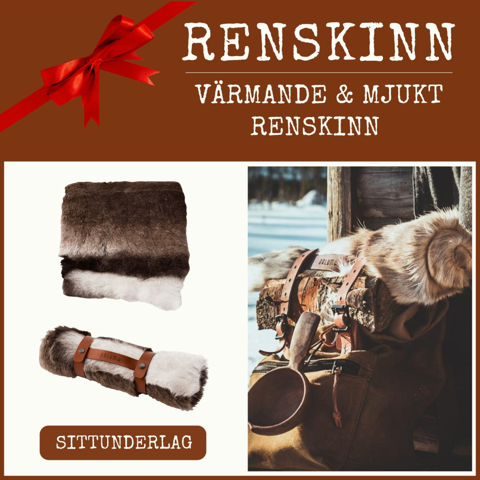 Renskinn sittunderlag
