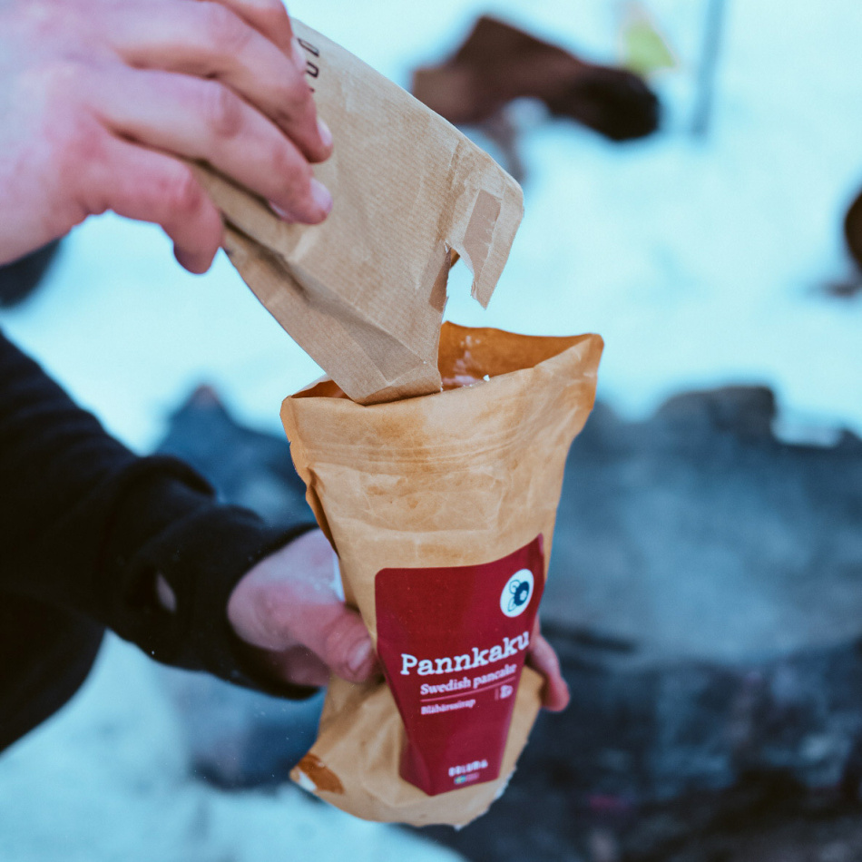 Friluftsmat Pannkaksmix med Saffansirap