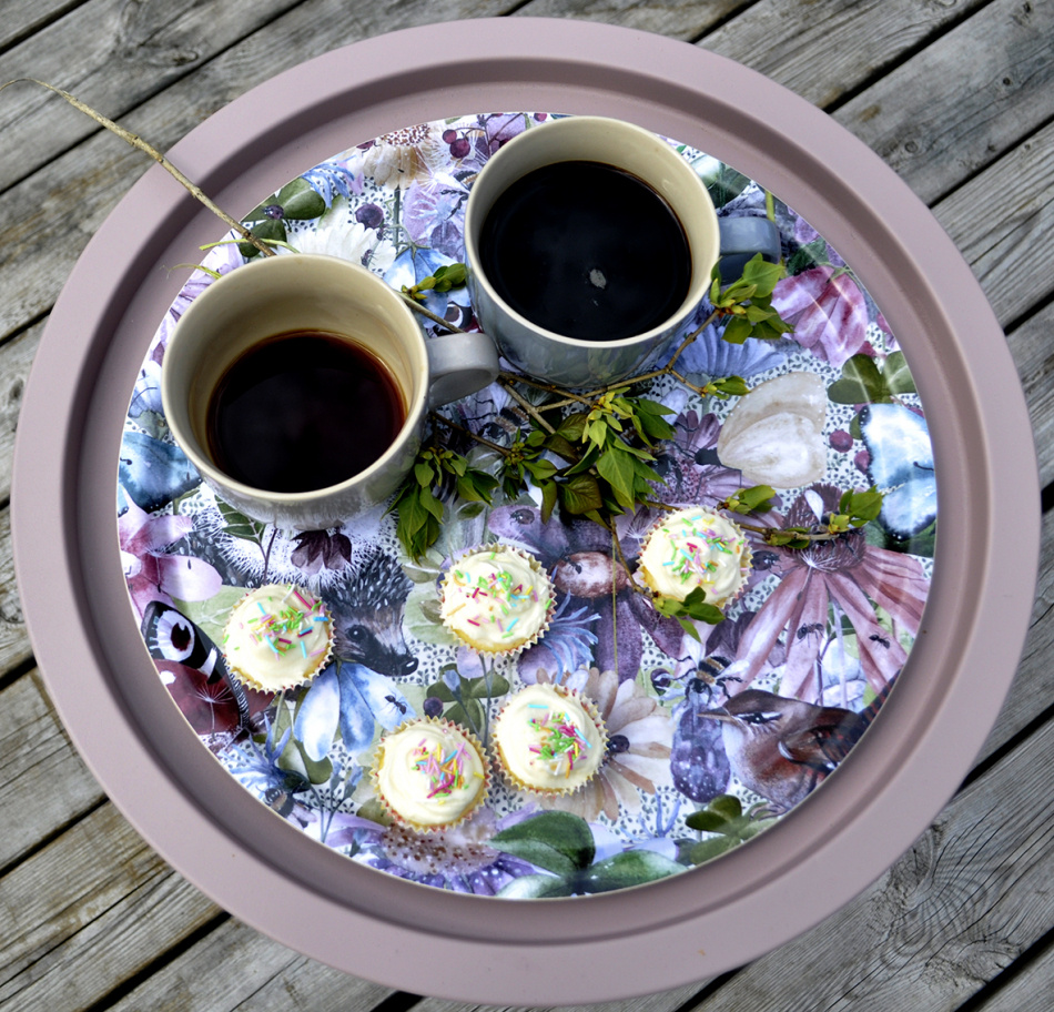 Bricka, Sommarhage 38 cm Ø 2