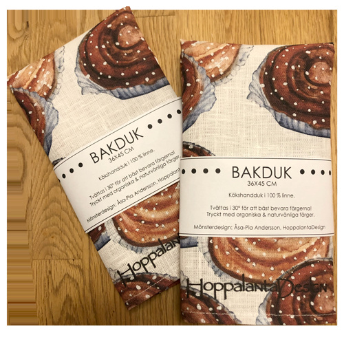 Bakduk, Kanelbulle 36x45 cm 3