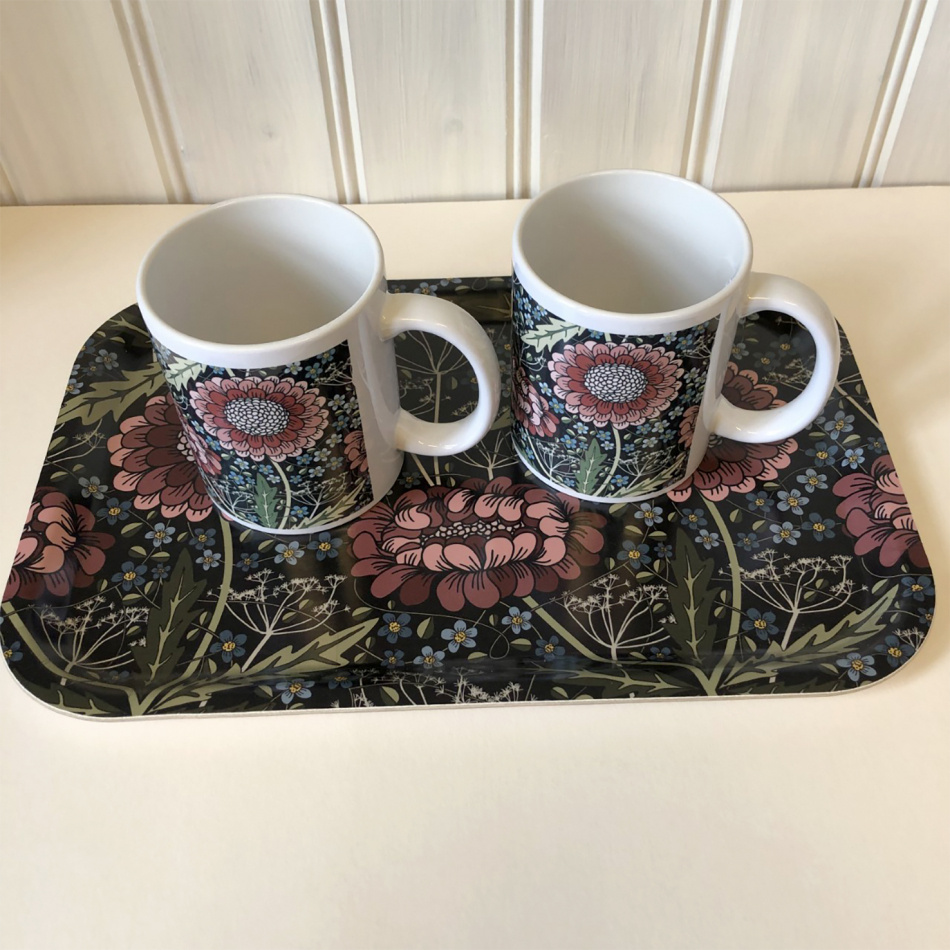 Bricka, Flowery Garden 33x21 cm 3