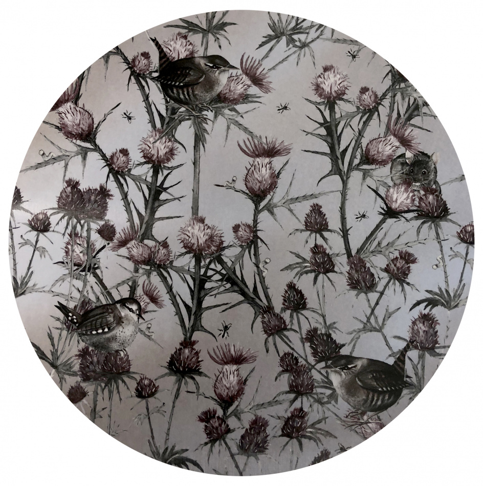 Grytunderlägg, Tistel 25 cm Ø 1