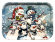 Bricka 20x27 cm, Snowy Snowmen 1