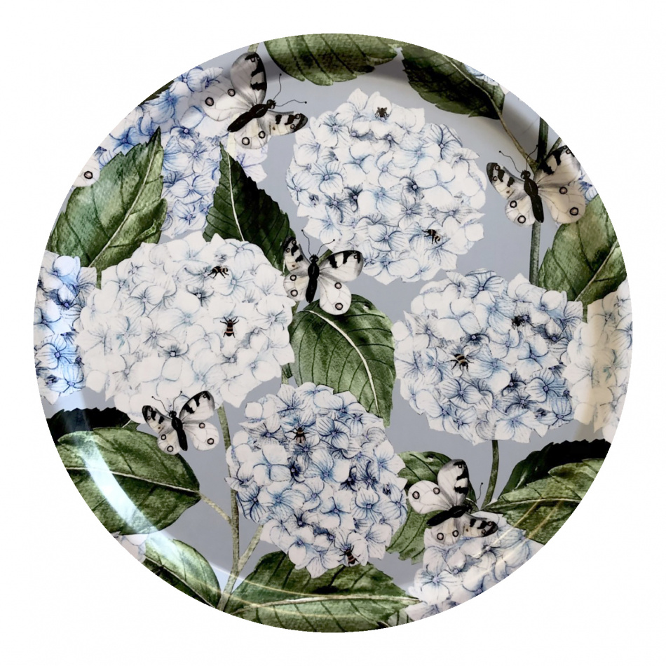 Bricka, Hortensia Blue 38 cm