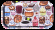 Bricka 22x43 cm, Fikapaus Bricka 22x43 cm, Fikapaus