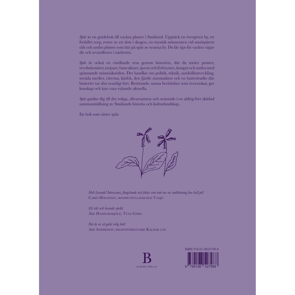 Spår: en guidebok till vackra platser och minnesvärda berättelser i Småland